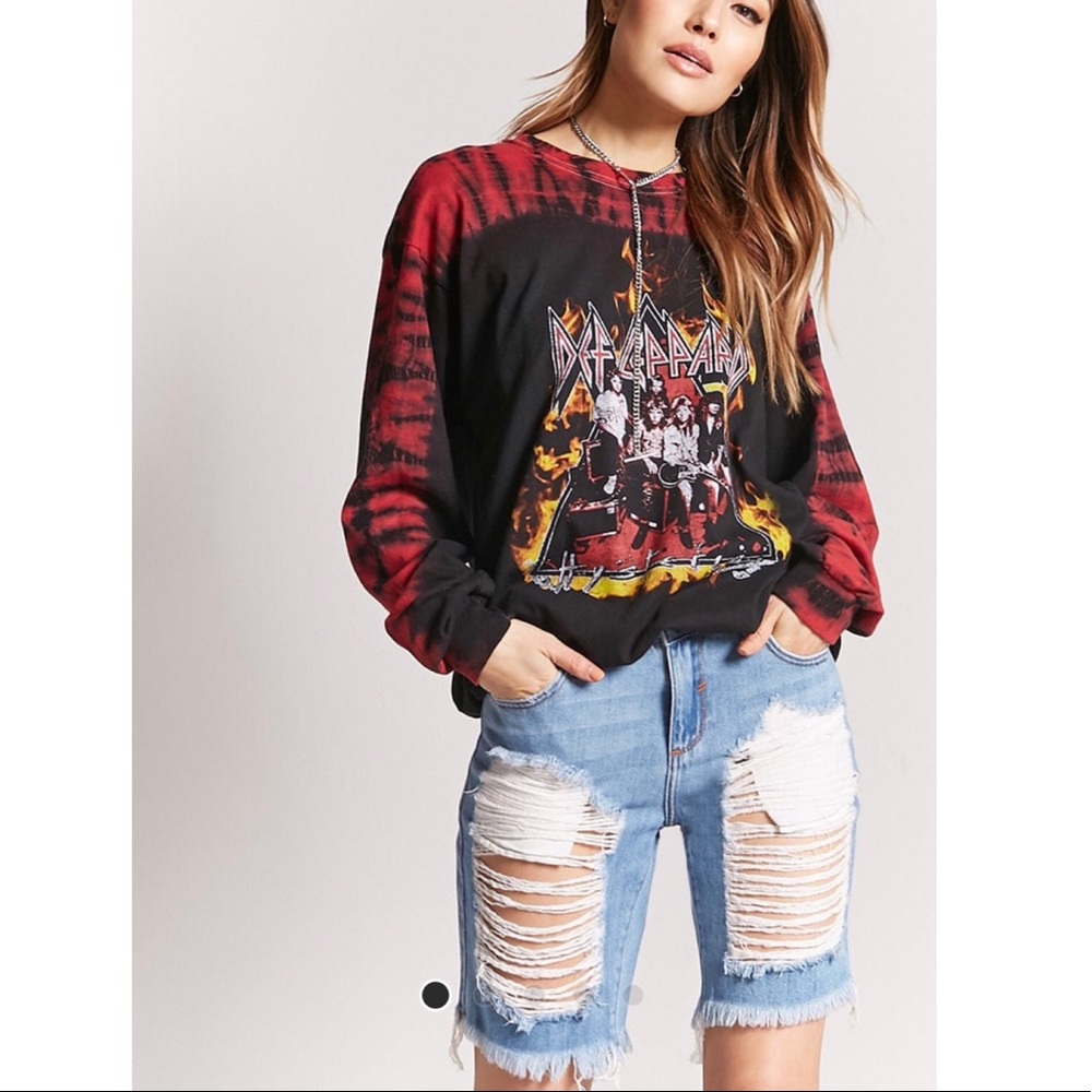 Distresses Demin Bermuda Shorts
